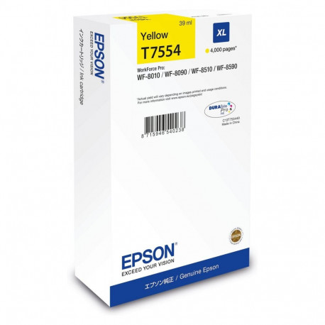 "EPSON Tinte gelb 39.0ml WF Pro 8xxx, ''XL''"