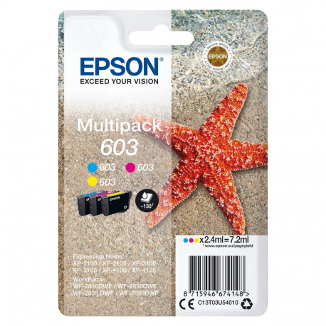 "EPSON Tinte Multip. 3x4.2ml (C13T03U54020)"