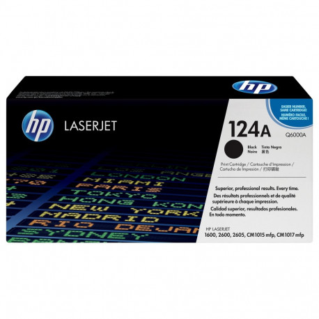 "HP Toner 124A Q6000A Schwarz"