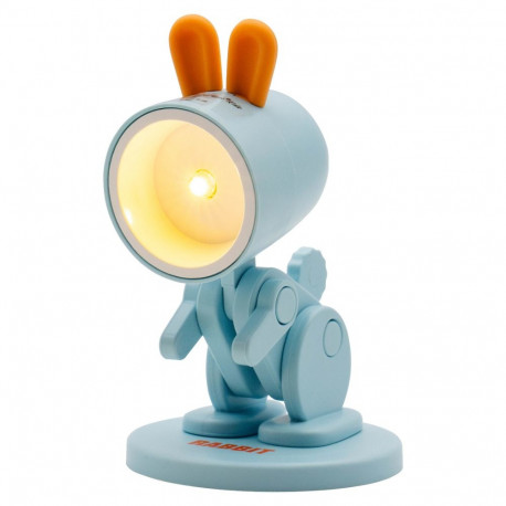 "RealPower LED-Tier Taschenlampe Blue rabbit mit Sockel"