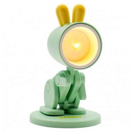 "RealPower LED-Tier Taschenlampe Grenn rabbit mit Sockel"