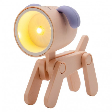 RealPower LED-looma taskulamp roosa koer
