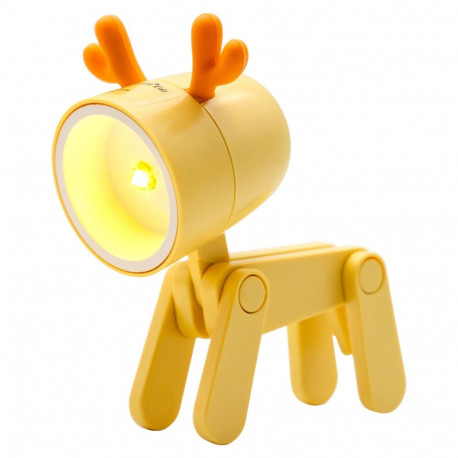 RealPower LED-looma taskulamp kollane hirv