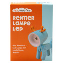 "RealPower LED-Tier Taschanlampe Blue deer"