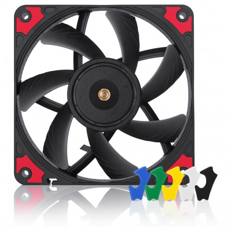 120mm Noctua NF-A12x15 PWM chromax.black.swap ventilaator