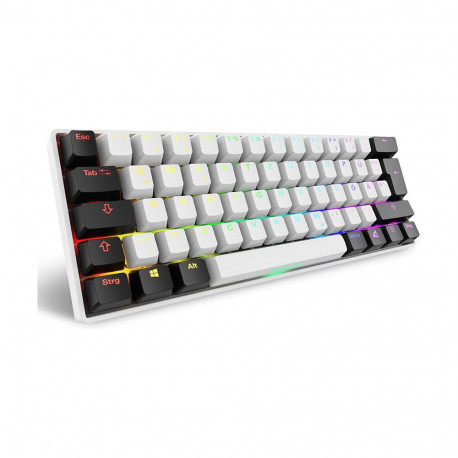 "Sharkoon Gaming Tastatur Skiller SGK50S4 Gen2 weiß-gelb DE"