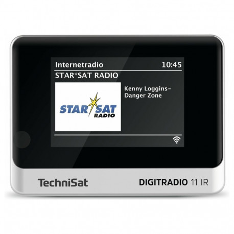Technisat DigitRadio 11 IR must/hõbedane