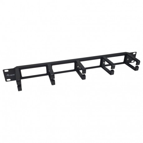 "Equip 19"" Kabelmanagement Panel Ausstattung schwarz"