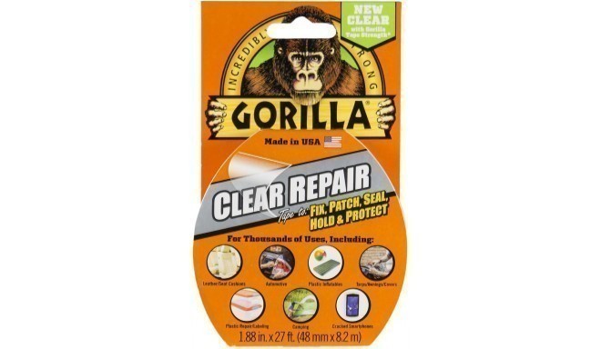 Gorilla клейкая лента "Clear Repair" 8,2м