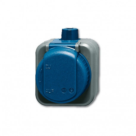 "BUSCH JAEGER BJ 2300EWDI Steckdose m.Klappdeckel wasserdicht Busch-Duro 2000 WDI IP66"