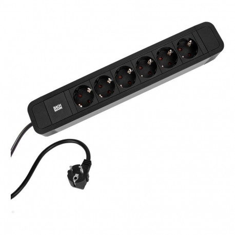 Bachmann Primo2 6 pesaga must alumiiniumist pistikupesa 2m