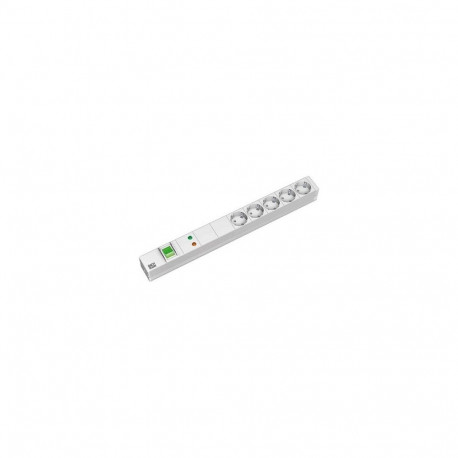 "BACHMANN 48,26cm 19Zoll Steckdosenleiste 5-fach mit GVS mit Schalter"