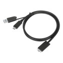 "TARGUS 1m USB-C to USB-C Dock Cable and USB-A Tether Adapter"