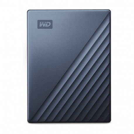 2,5" WD My Passport Ultra 5TB sinine USB-C/USB3.0 HDD 6,4cm metallviimistlus RTL väline kaasaskantav