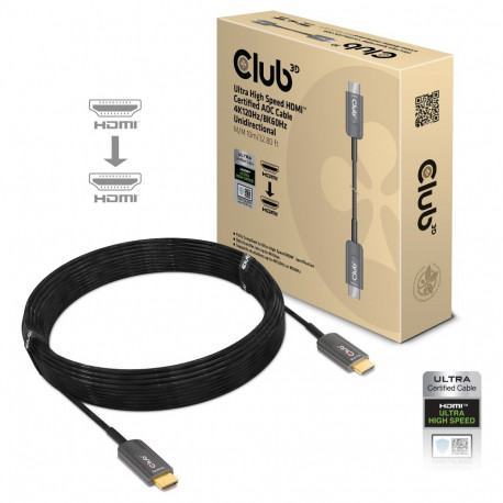 "Club3D HDMI-Kabel A -> A 2.1 aktiv opt. 8K60Hz UHD 10 Meter retail"
