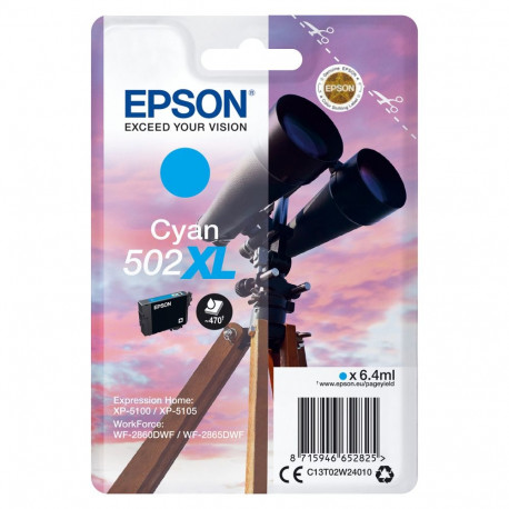 Epson 1LB 502XL tsüaan tint üksikpakend