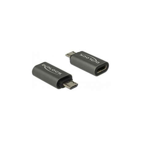 Delock USB 2.0 Micro-B isane - USB Type-C 2.0 emane adapter, antratsiithall