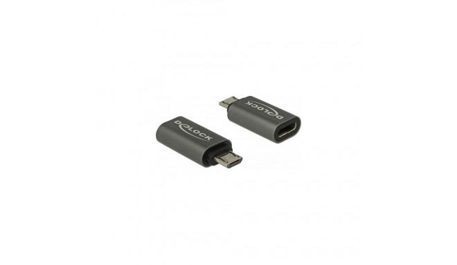 Delock USB 2.0 Micro-B isane - USB Type-C 2.0 emane adapter, antratsiithall