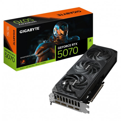 Gigabyte Windforce RTX 5070 12GB SFF GDDR7 3 ventilaatoriga