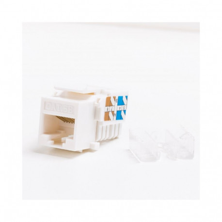 Modularpesa RJ45 Cat5e varjestamata valge