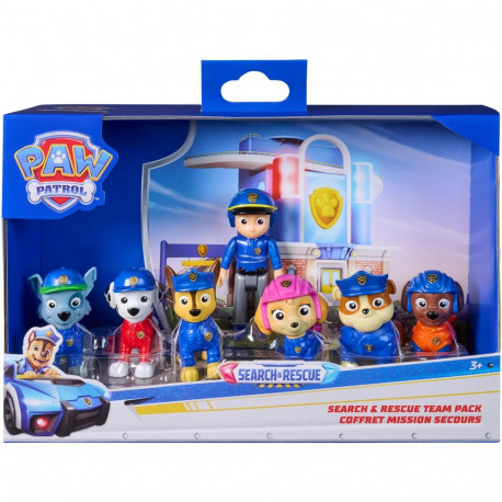Spinmaster Paw Patrol - Search & Rescue: Figure set with 7 characters