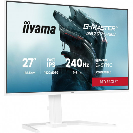 G-MASTER monitor GB2771HSU-W1 68.6cm (27 Zoll) FullHD Fast-IPS HDMI DP G-Sync komp. USB-Hub 240Hz Pa