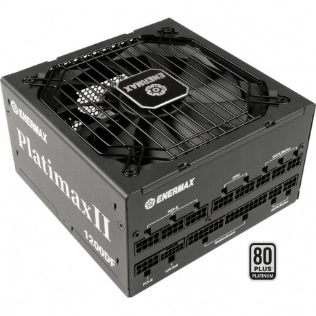 Platimax II D.F. 1200W (schwarz, 1x 12-Pin High Power GPU, 3x PCIe Kabelmanagement, 1200 Watt)
