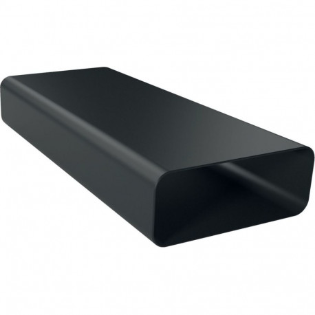 Flachkanalstück Z861SM2, 1 Meter (schwarz, gerade, männlich)