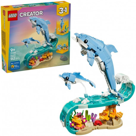 31385 Creator 3-in-1 Meerestiere: Wunderschöne Delfine