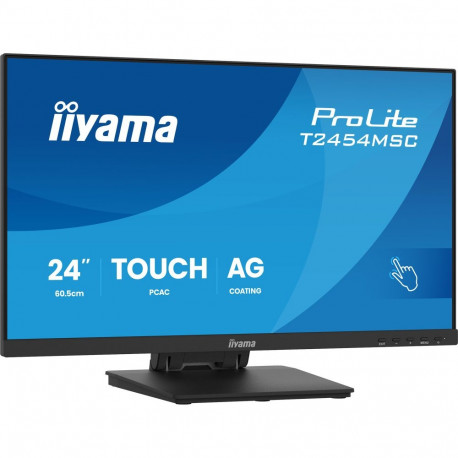 ProLite T2454MSC-B3AG (60.5 cm (23.8 Zoll), schwarz (matt), FullHD, IPS, Touchscreen, USB-Hub)