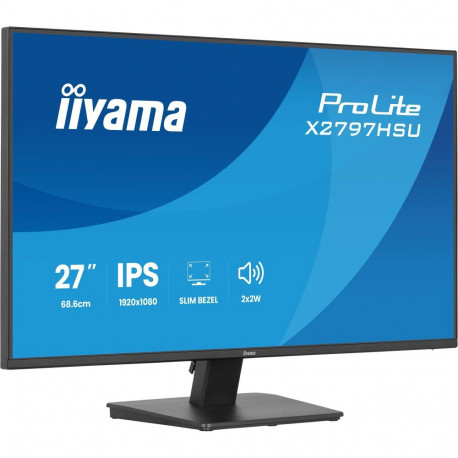 ProLite X2797HSU-B1 (68.6 cm (27 Zoll), schwarz (matt), FullHD, IPS, HDMI, DP, USB-Hub, Lautsprecher