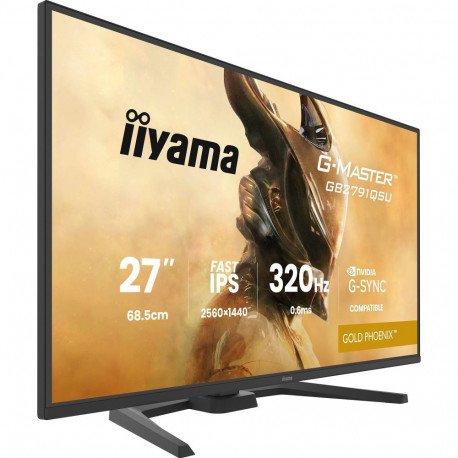G-MASTER monitor GB2791QSU-B1 68.5cm (27 Zoll) QHD Fast-IPS HDMI DP USB-hub 320Hz paneel, must (matt