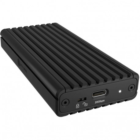 Icy Box IB-1917M-C32a M.2 NVMe SSD enclosure (black, USB 3.2 Gen 2x2 Type-C)