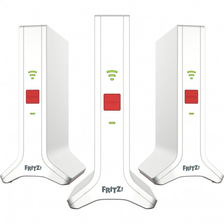 Mesh Set 4200 3er-Set (weiß/rot, 3x  FRITZ!Repeater 3000 AX)