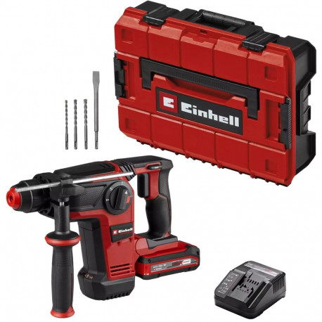 Professional Akku-Bohrhammer TP-HD 18/28 Li BL+4, 18Volt (rot/schwarz, Li-Ion Akku 3,0 Ah, 4-teilige