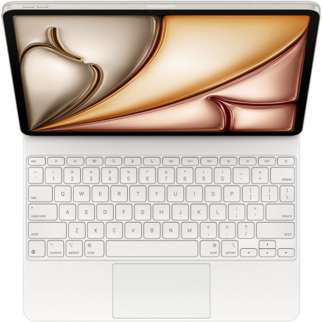 Magic Keyboard für das 13" iPad Air (M3) (weiß, US-International-Layout, Scherenmechanik)