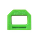 SMARTKEEPER ESSENTIAL USB-B Port Lock (BL04), mortise lock color code green, 10 pieces