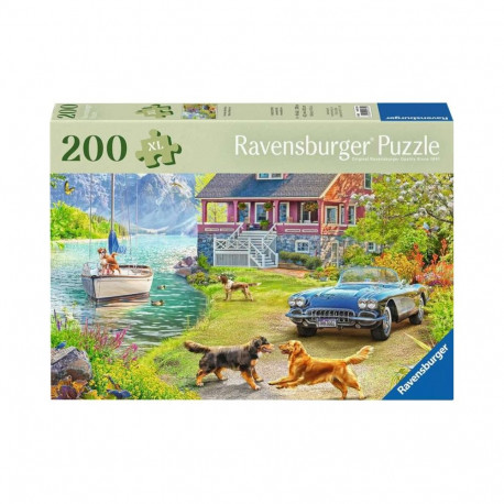 Feel Well & Puzzle - Sommerhaus am See (200 Teile)