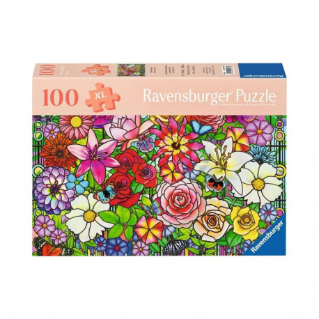 Ravensburger Feel Well & Puzzle - Flower Window 100 pieces