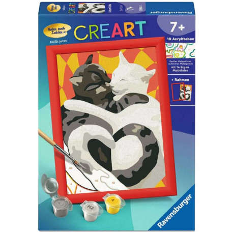 Ravensburger CreArt - cat love, painting