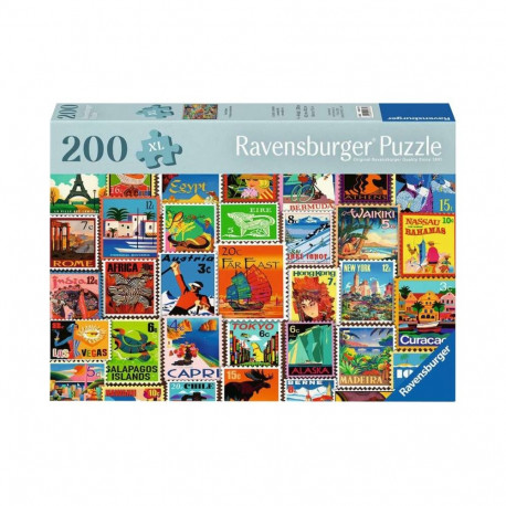 Ravensburger Feel Well & Puzzle - Stamps 200 pieces