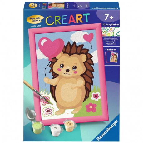 Ravensburger CreArt - Hearty hedgehog, painting