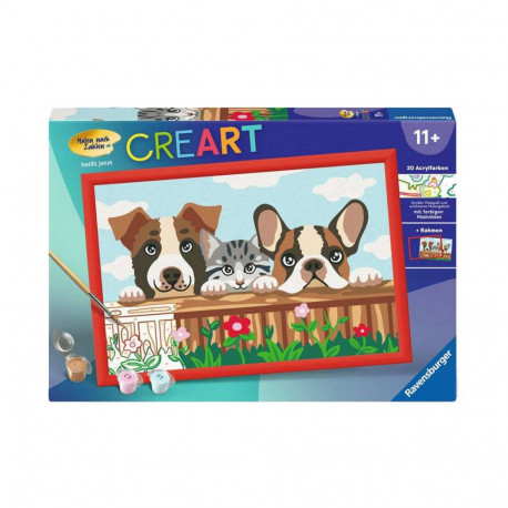 Ravensburger CreArt - dogs and cats, painting