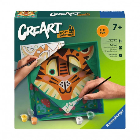 Ravensburger CreArt Do it together - Tiger, painting