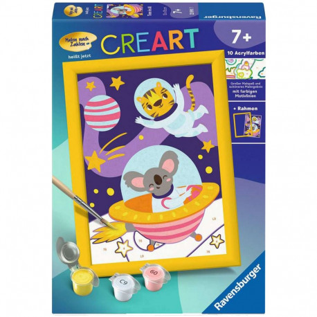 Ravensburger CreArt - animals in space, painting