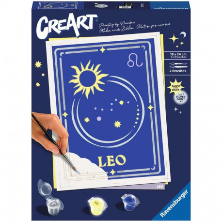 Ravensburger CreArt - Zodiac sign Leo, painting