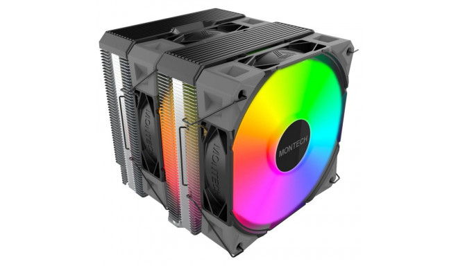Montech NX600 ARGB, CPU cooler black, 120 mm