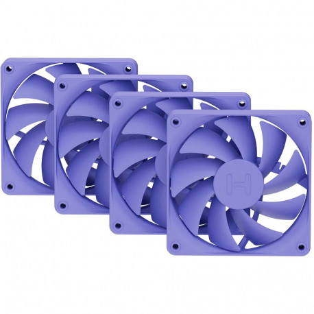 HYTE FA12, case fan purple, pack of 4, 120 mm