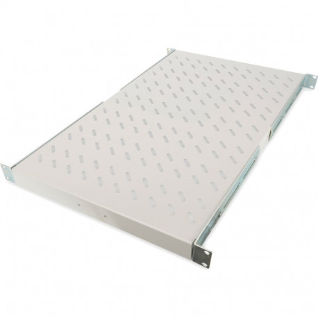 Fachboden zum Festeinbau in 483 mm (19")-Schränke (grau, 1 Höheneinheit)