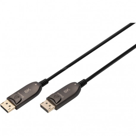 AOC DisplayPort hübriidfiiberkaabel UHD 8K 10Meter, must